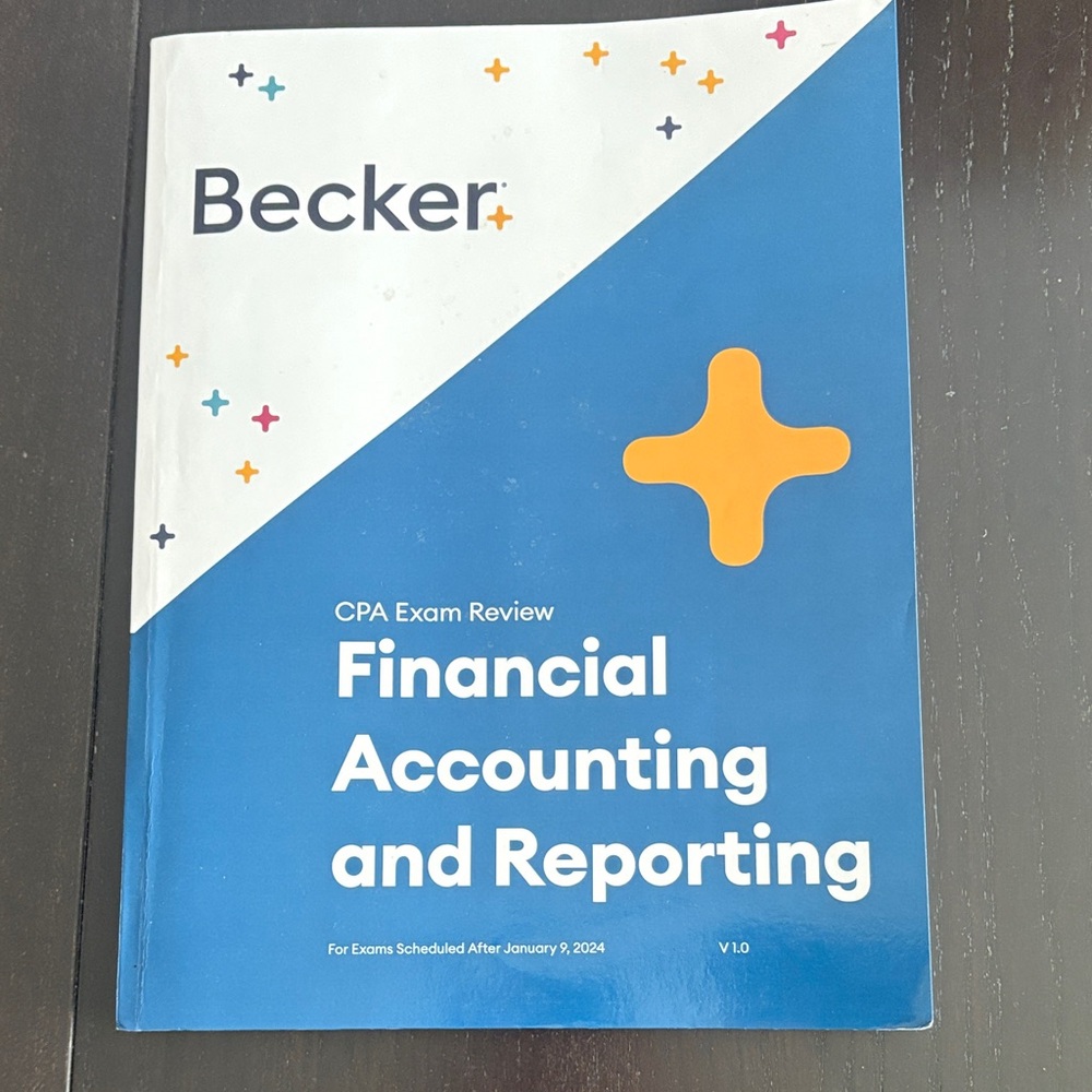 Becker CPA Exam Review Book